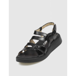 SANDALIA WONDERS C-6534 NEGRO