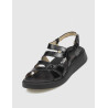 SANDALIA WONDERS C-6534 NEGRO