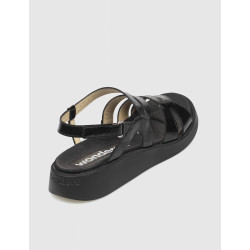 SANDALIA WONDERS C-6534 NEGRO