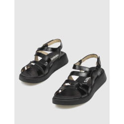 SANDALIA WONDERS C-6534 NEGRO