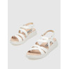 SANDALIA WONDERS C-6534 BEIG