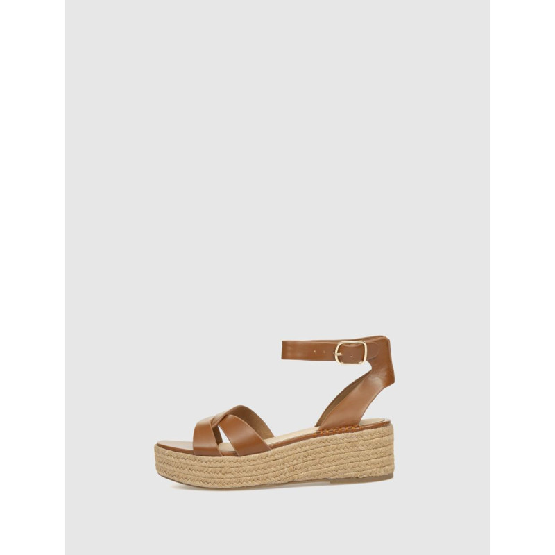 SANDALIA OBVIO SHOES ATLAS CUERO