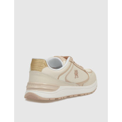 ZAPATILLA TOMMY HILFIGER CASUAL FASHION RUNNER BEIG