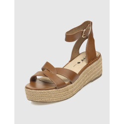 SANDALIA OBVIO SHOES ATLAS CUERO
