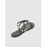SANDALIA DE DEDO NICOLAS LAINAS 963-T NEGRO