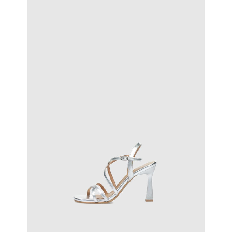 SANDALIA OBVIO SHOES EBLA PLATA