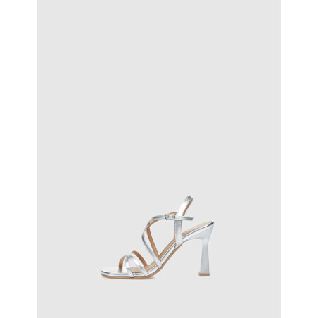 SANDALIA OBVIO SHOES EBLA PLATA