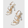 SANDALIA OBVIO SHOES EBLA PLATA