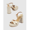 SANDALIA OBVIO SHOES LUZMA BEIG