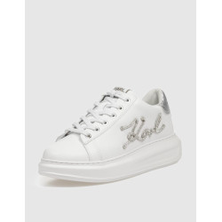 ZAPATILLA KARL LAGERFED KAPRI SIGNIA RHINESTONES LO BLANCO