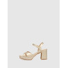 SANDALIA OBVIO SHOES LUZMA PLATINO