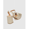 SANDALIA OBVIO SHOES LUZMA PLATINO