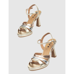 SANDALIA OBVIO SHOES MAILA PLATINO
