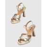 SANDALIA OBVIO SHOES MAILA PLATINO