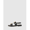 SANDALIA KAMOME SHIZU NEGRO