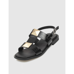 SANDALIA KAMOME SHIZU NEGRO