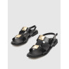SANDALIA KAMOME SHIZU NEGRO
