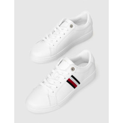 ZAPATILLA TOMMY HILFIGER ESSENTIAL STRIPES COURT SNEAKER BLANCO