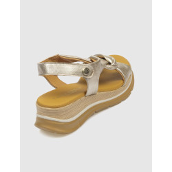 SANDALIA PAULA URBAN 24-669 PLATINO