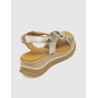 SANDALIA PAULA URBAN 24-669 PLATINO