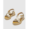 SANDALIA PAULA URBAN 24-669 PLATINO