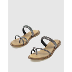 SANDALIA DE DEDO PORRONET 3008 PLOMO