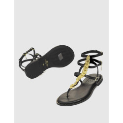 SANDALIA ROMANA CARYATIS 621009 NEGRO