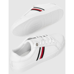 ZAPATILLA TOMMY HILFIGER ESSENTIAL STRIPES COURT SNEAKER BLANCO
