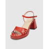 SANDALIA WONDERS G-6801 ROJO
