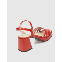 SANDALIA WONDERS G-6801 ROJO
