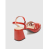 SANDALIA WONDERS G-6801 ROJO
