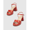 SANDALIA WONDERS G-6801 ROJO