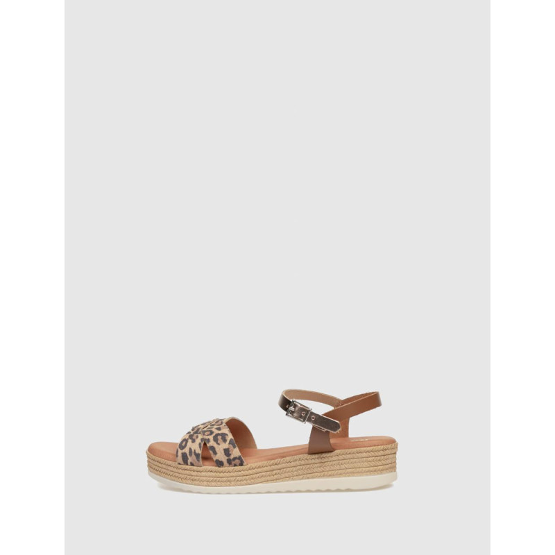 SANDALIA KAMOME KIONI LEOPARDO