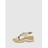 SANDALIA PAULA URBAN 27-671 BEIG