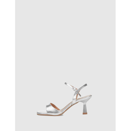 SANDALIA OBVIO SHOES DRAC PLATA