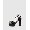 SANDALIA KURT GEIGER CHELSEA PLATFORM SANDAL  NEGRO