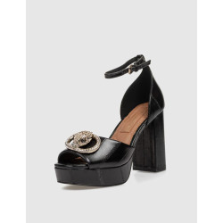 SANDALIA KURT GEIGER CHELSEA PLATFORM SANDAL  NEGRO
