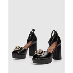 SANDALIA KURT GEIGER CHELSEA PLATFORM SANDAL  NEGRO