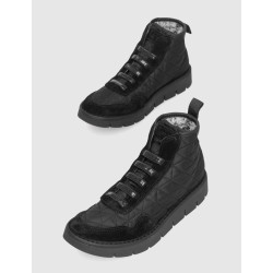 BOTÍN PANCHIC P05 ANKLE BOOT ELASTIC NEGRO