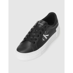 ZAPATILLA CALVIN KLEIN BOLD VULC FLATFORM LACEUP LTH WN NEGRO