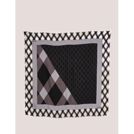 FOULAR LIU.JO ECS FOULRA ROMBI NEGRO