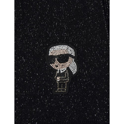 BUFANDA KARL LAGERFELD K/IKONIC 2.0 CHOUP LUR SCARF NEGRO