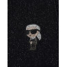 BUFANDA KARL LAGERFELD K/IKONIC 2.0 CHOUP LUR SCARF NEGRO