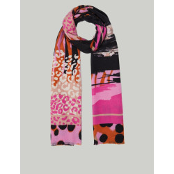 FOULAR LIU.JO BOLSOS STOLA LIVELY ANIM FUXIA