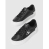 ZAPATILLA CALVIN KLEIN BOLD VULC FLATFORM LACEUP LTH WN NEGRO