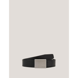 CINTURÓN CALVIN KLEIN FORMAL PLAQUE BELT 3.5CM NEGRO