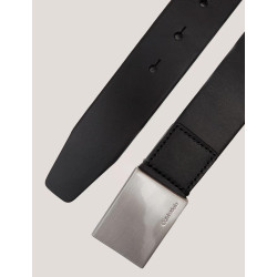 CINTURÓN CALVIN KLEIN FORMAL PLAQUE BELT 3.5CM NEGRO