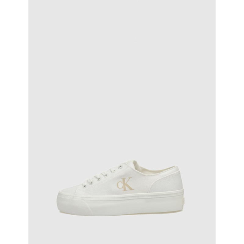 ZAPATILLA CALVIN KLEIN VULC FLATFORM LOW CV MG BLANCO
