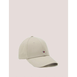 GORRA TOMMY HILFIGER ESSENTIAL FLAG CAP BEIG