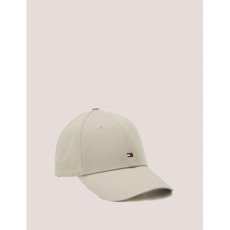 GORRA TOMMY HILFIGER ESSENTIAL FLAG CAP BEIG